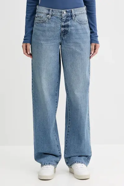 Džíny Dkny dámské, medium waist, DJ5M4062