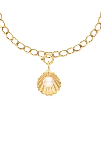 Pozlacený náramek Lilou Shell dámský, A03/MARKET/ANS/447