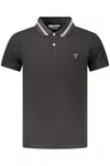 GUESS JEANS POLO SHORT SLEEVE MEN BLACK