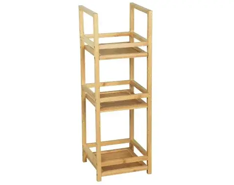 Regál se 3 přihrádkami Tadeas, bambus