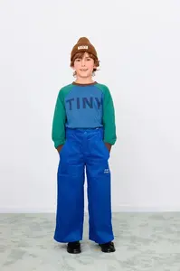 Tinycottons Detské nohavice Tinycottons TINY SOLID WOVEN PANT