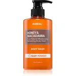 KUNDAL Honey & Macadamia Baby Powder jemný sprchový gel s hydratačným účinkom 500 ml