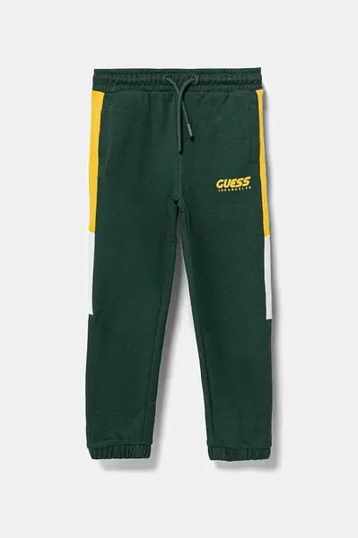 Dětské bavlněné tepláky Guess