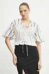 Halenka Pinko dámská, bílá barva, vzorovaná, 104947 A2FY