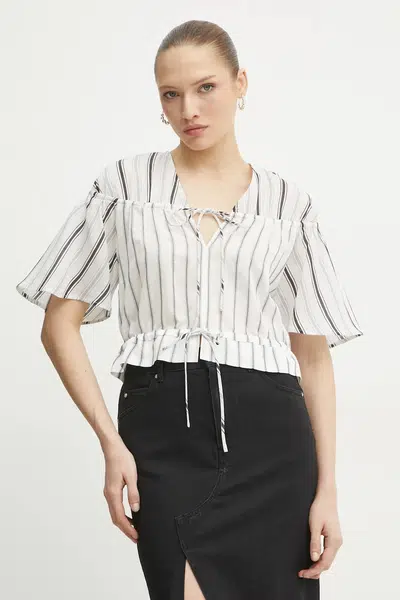 Halenka Pinko dámská, bílá barva, vzorovaná, 104947 A2FY