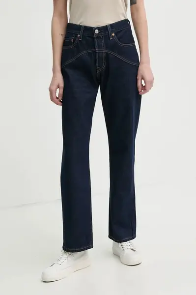 Bavlněné džíny Levi's 501 90s WESTERN high waist, 001V3