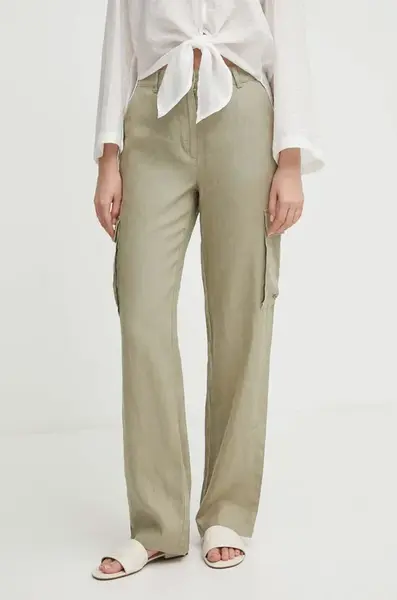 Plátěné kalhoty United Colors of Benetton