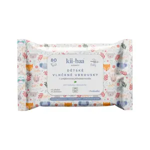 kii-baa organic Vlhčené ubrousky Baby premium 80 ks