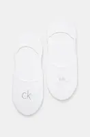 Ponožky Calvin Klein 2-pack dámské, bílá barva, 701228800