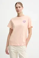 Bavlněné tričko Champion oranžová barva, 117497