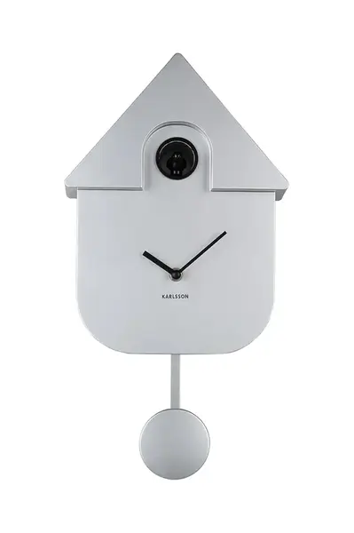Kukačkové hodiny Karlsson Modern Cuckoo Metallic více barev