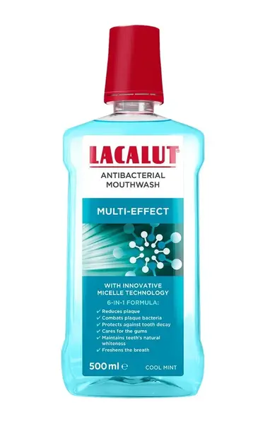 Lacalut Multi Effect micelární ústní voda 500 ml