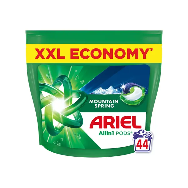 Ariel Mountain Spring Allin1 kapsle na praní 44 ks