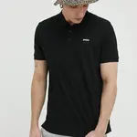 Bavlněné polo tričko HUGO černá barva, 50466182