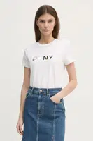 Tričko Dkny bílá barva, P4KHAWNA