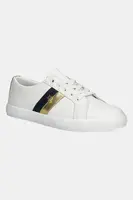 Kožené sneakers boty Lauren Ralph Lauren Janson II bílá barva, 802942784002