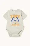 Bavlněné kojenecké body Tinycottons TINY LEAGUE GRAPHIC BODY SS25-084