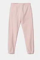 Dětské bavlněné tepláky Guess růžová barva, J5RQ12 KAD74