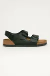 Nubukové sandály Birkenstock Milano černá barva, 34191