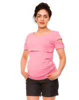 Těhotenské kraťasy Jeans Crush, černé, vel. XL