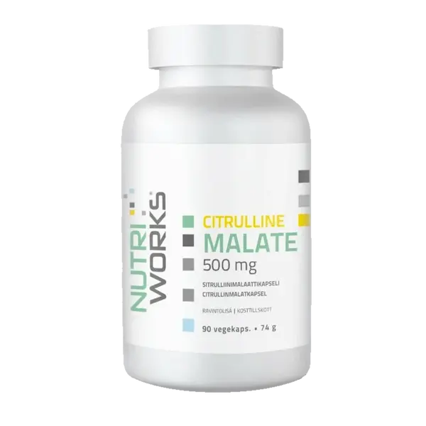NutriWorks Citrulline Malate 500mg - 90 kapslí