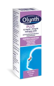 OLYNTH® PLUS 0,5 mg/ml + 50 mg/ml nosní sprej, roztok 10 ml