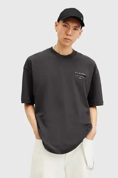Bavlněné tričko AllSaints REDACT SS CREW