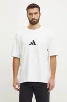 Tričko adidas Z.N.E. béžová barva, s potiskem, JC5482