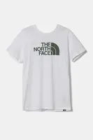 Dětské tričko The North Face S/S EASY TEE bílá barva, s potiskem, NF0A8DRN9ZN1