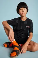 Dětské bavlněné tričko Mayoral černá barva, 6019