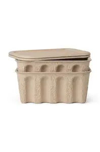 Ferm Living  Úložný box  Paper Pulp Box 2-pack