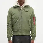 Bunda Alpha Industries B15-3 pánská, zelená barva, přechodná, 198122
