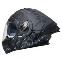 Full Face Flip-up Dual Visor Helmet - Size L