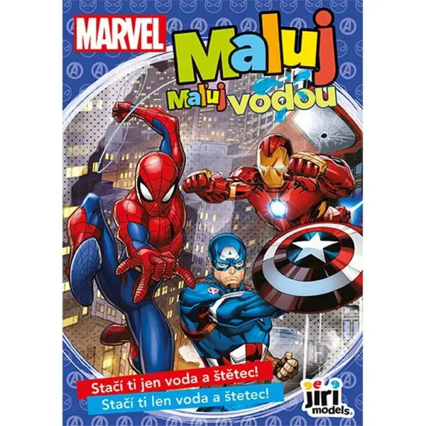 Jiri Models Maľuj vodou A5 Marvel