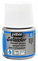 Barva na textil Setacolor 45 ml – 60 stříbrná perleťová