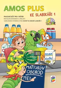 AMOS PLUS KE SLABIKÁŘI 1 se samolepkami (1A-52)