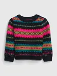 GAP Dětský svetr s norským vzorem - Holky