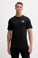 Bavlněné tričko The North Face Mountain Sketch pánské, černá barva, s potiskem, NF0A8EE8JK31