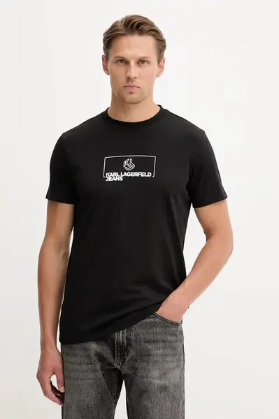 Bavlněné tričko Karl Lagerfeld Jeans