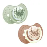 Dudlík silikonový dynamický Tie Dye 6-18m 2 ks holka