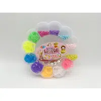 Sada gumiček a korálků 365 ks na výrobu náramků Loom Band