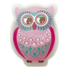 MODOM Hřejivý gelový polštářek sovička růžová