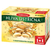 TEREZIA Hlíva ústřičná s rakytníkovým olejem 60 + 60 kapslí