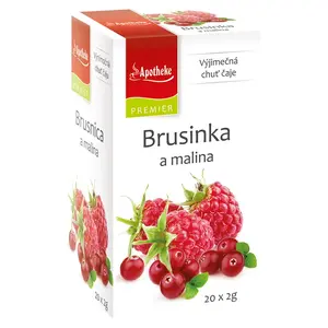 APOTHEKE Brusinka a malina 20 sáčků