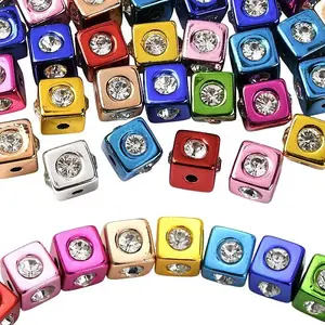 30Pcs UV Plating Acrylic Beads