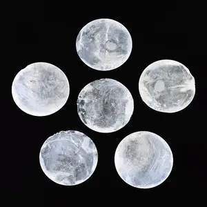 Flat Round Capiz Shell Beads