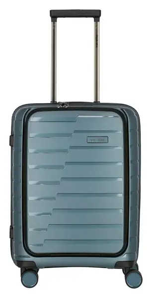 Palubní kufr na notebook Travelite Air Base 4w S Front pocket Ice blue