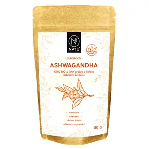 NATU Ashwagandha prášek BIO 80 g