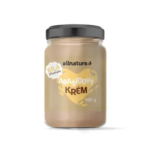 ALLNATURE Arašídový krém s bílou čokoládou 920 g