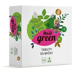 REAL GREEN CLEAN Tablety do myčky 40 ks